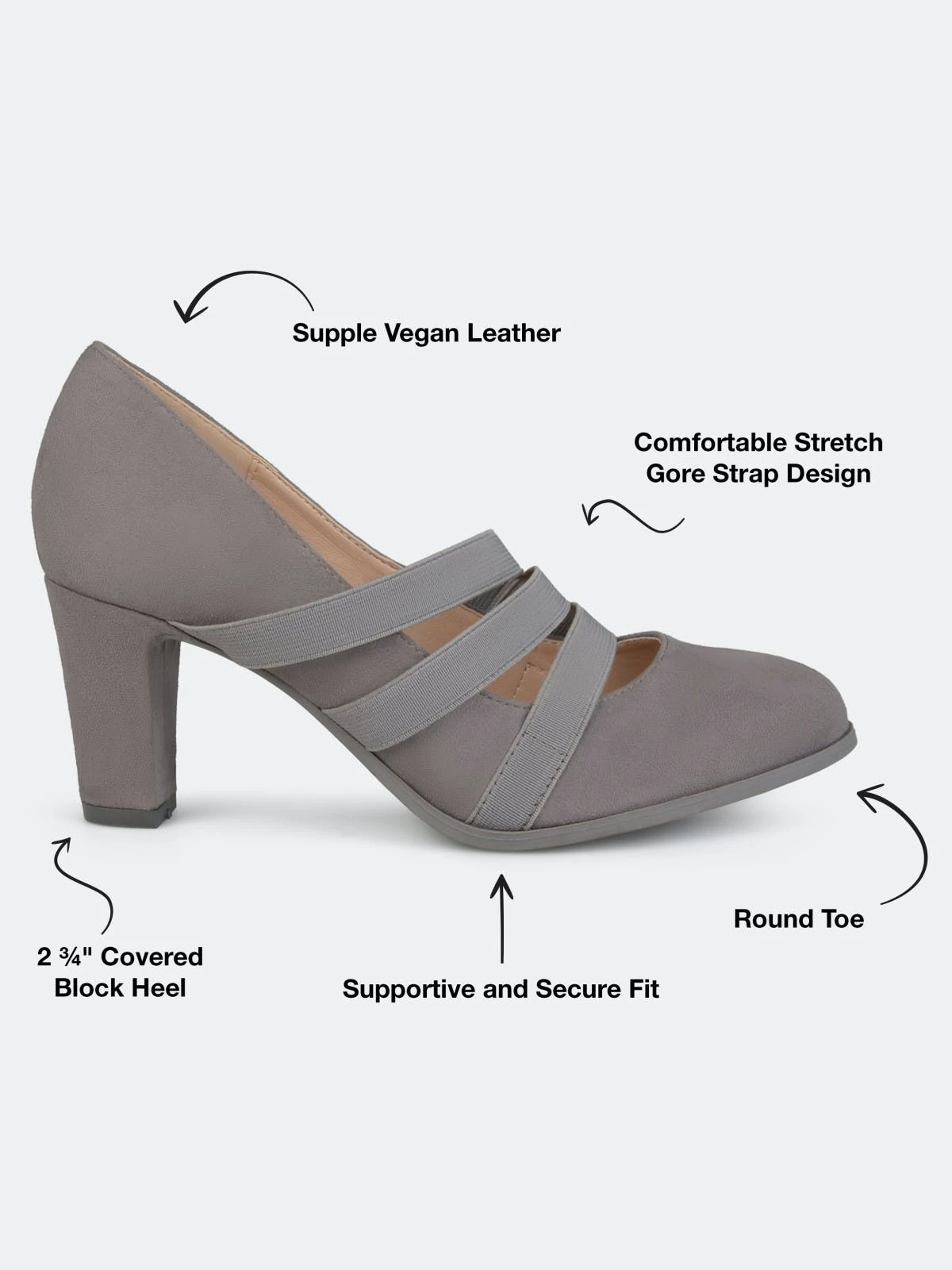 Journee Collection Women's Comfort Loren Pump - Image 9