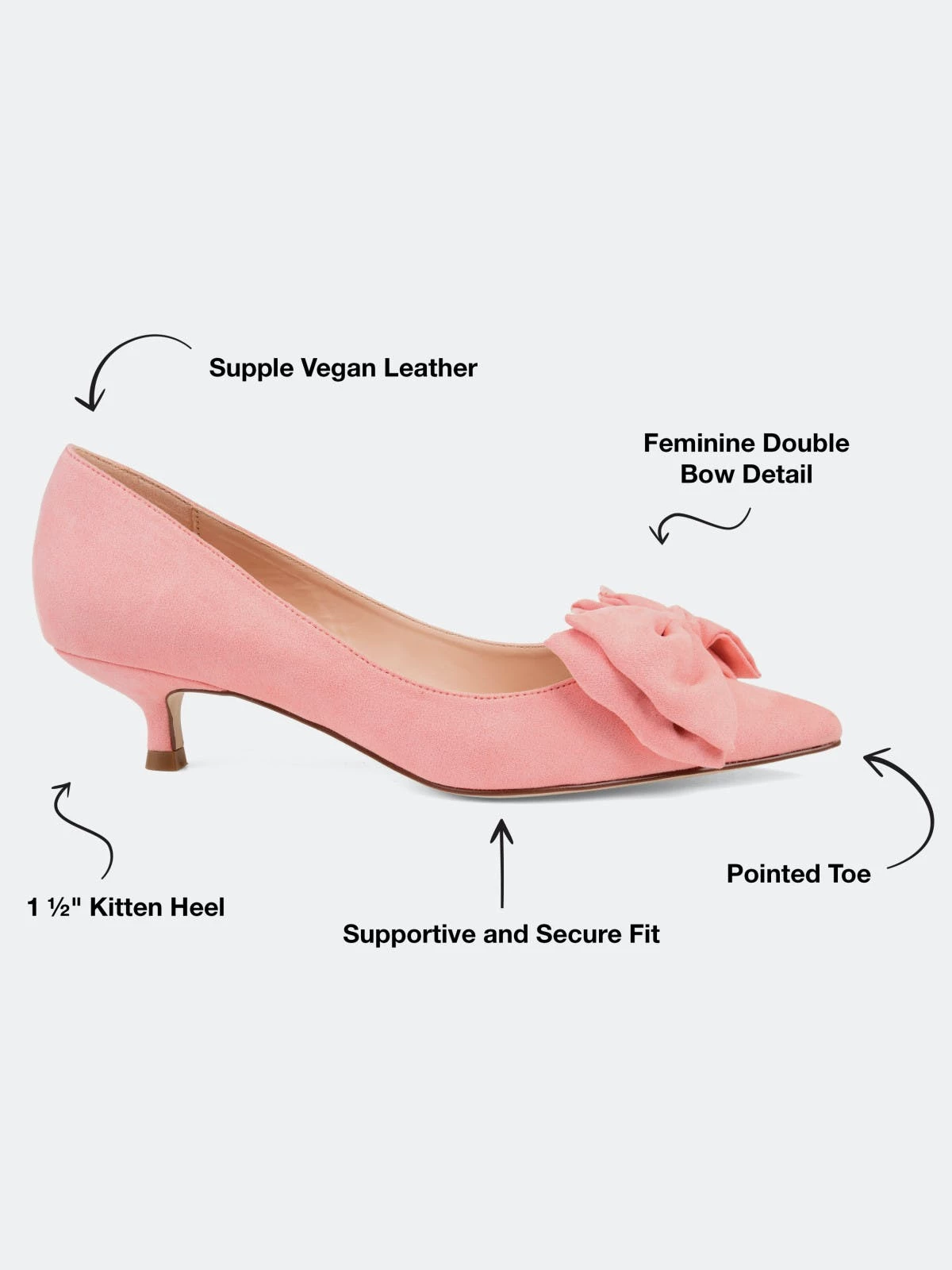 Journee Collection Women's Orana Kitten Heel - Image 9