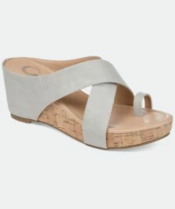Journee Collection Women's Tru Comfort Foam Rayna Wedge Sandal