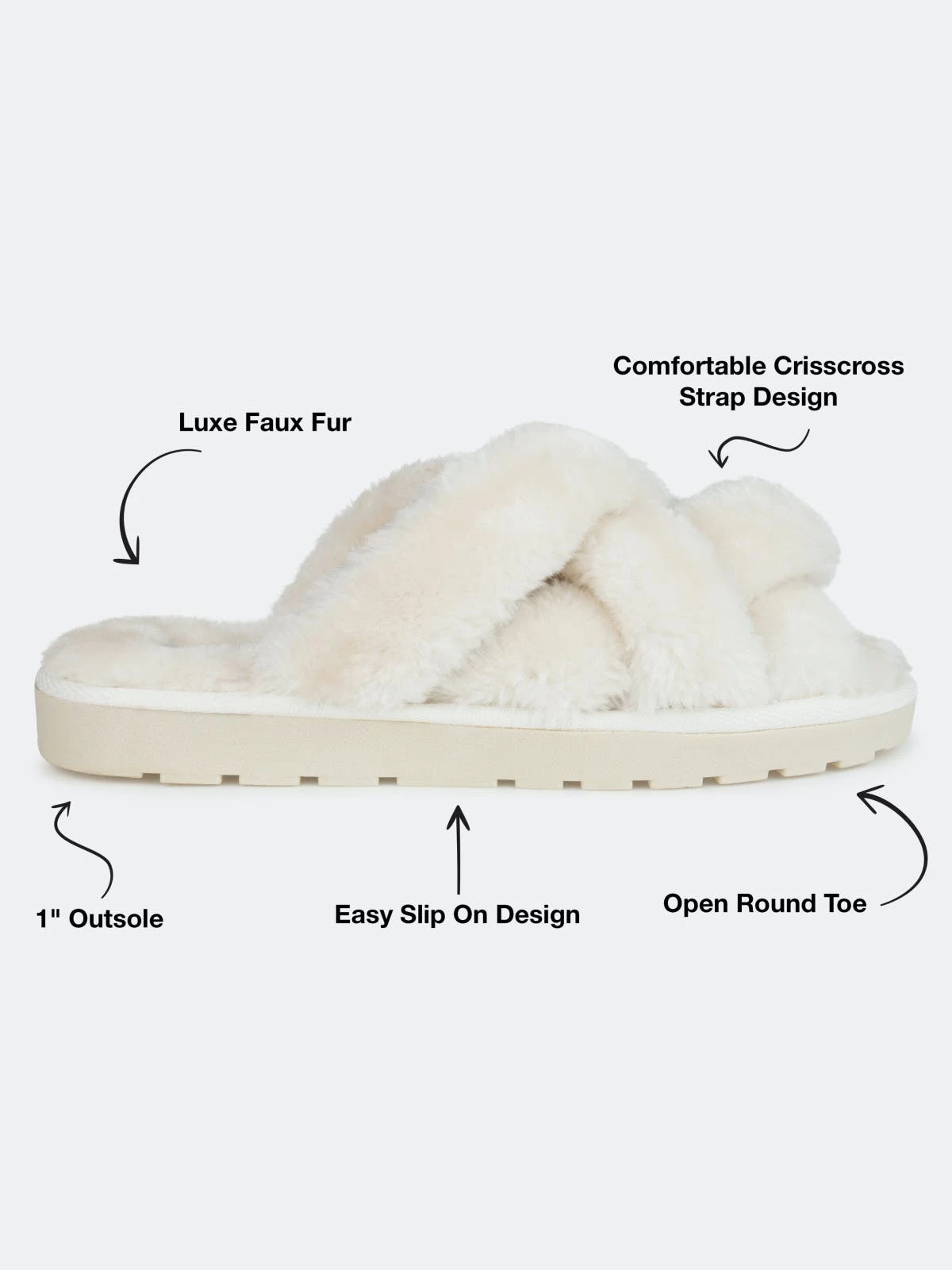 Journee Collection Women's Faux Fur Quiet Slipper - Image 9