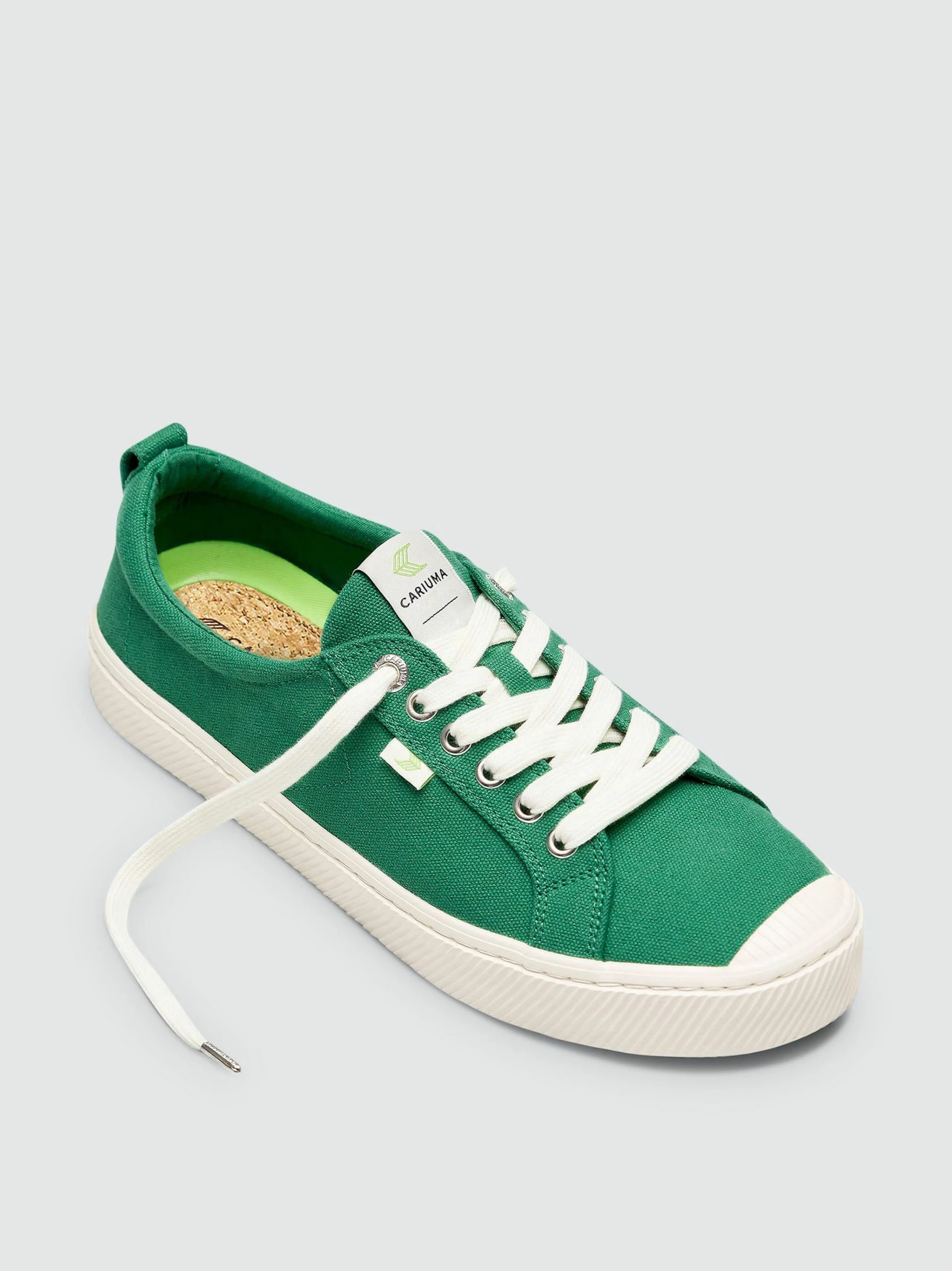 CARIUMA OCA Low Green Canvas Sneaker Women - Image 3
