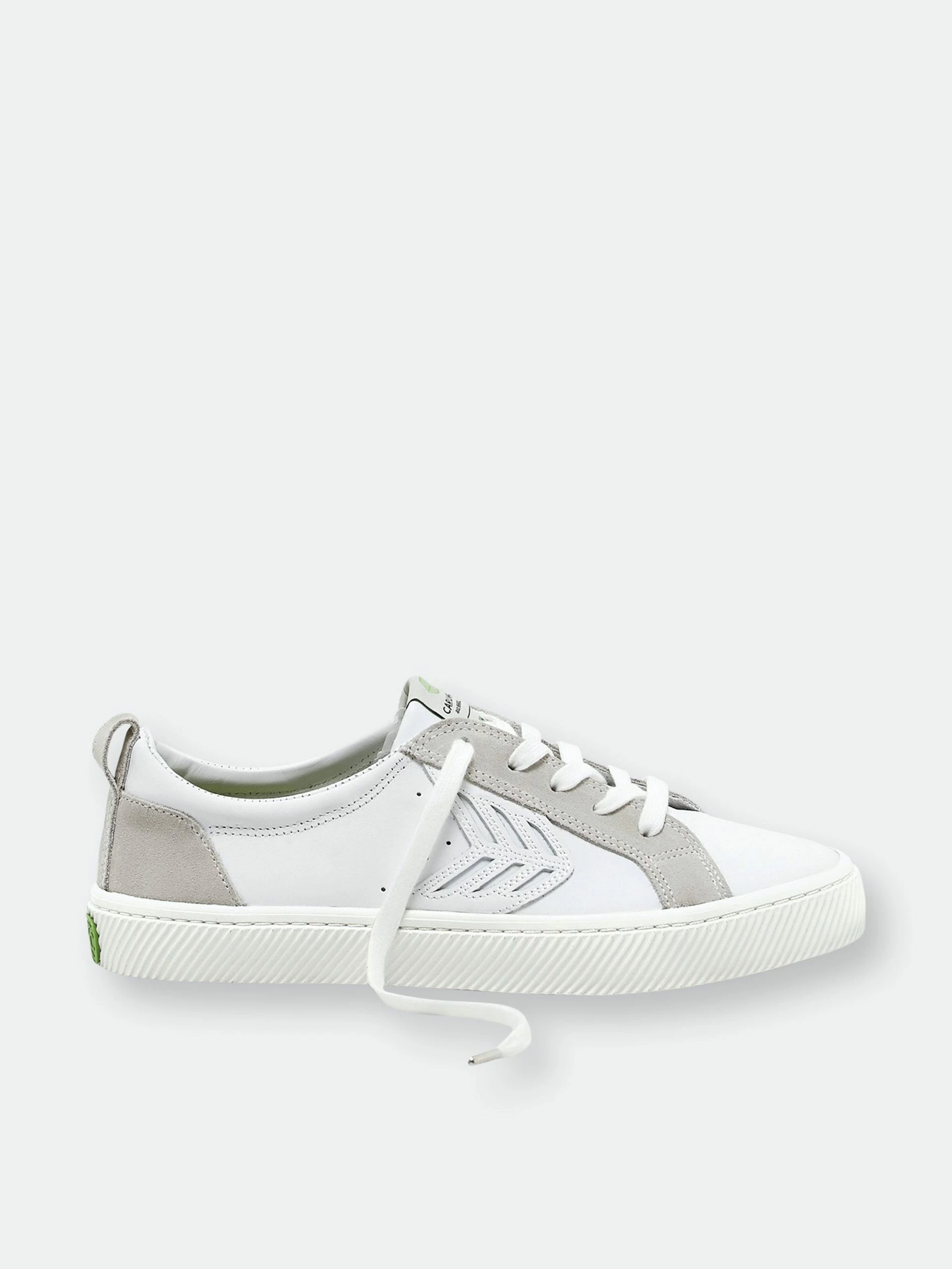 CARIUMA CATIBA Low Off White Leather Ice Suede Accents Sneaker Women