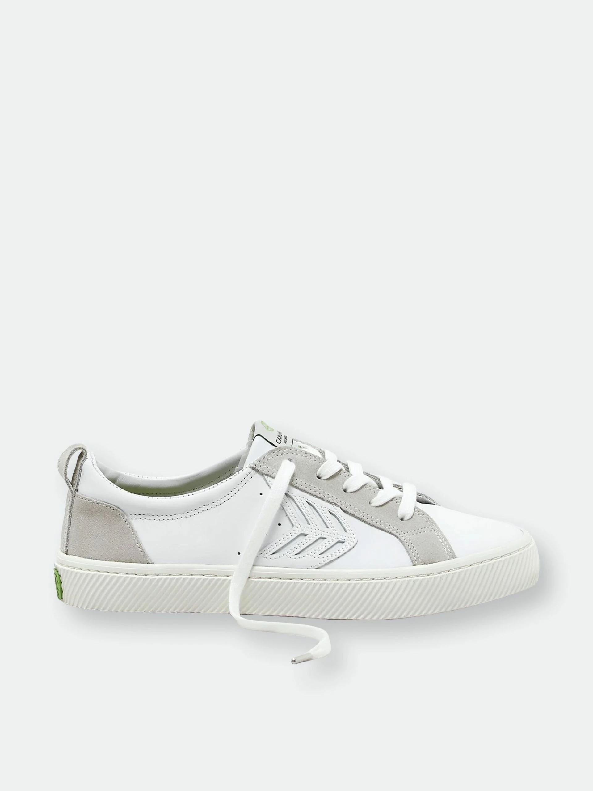 CARIUMA CATIBA Low Off White Leather Ice Suede Accents Sneaker Women - Image 6