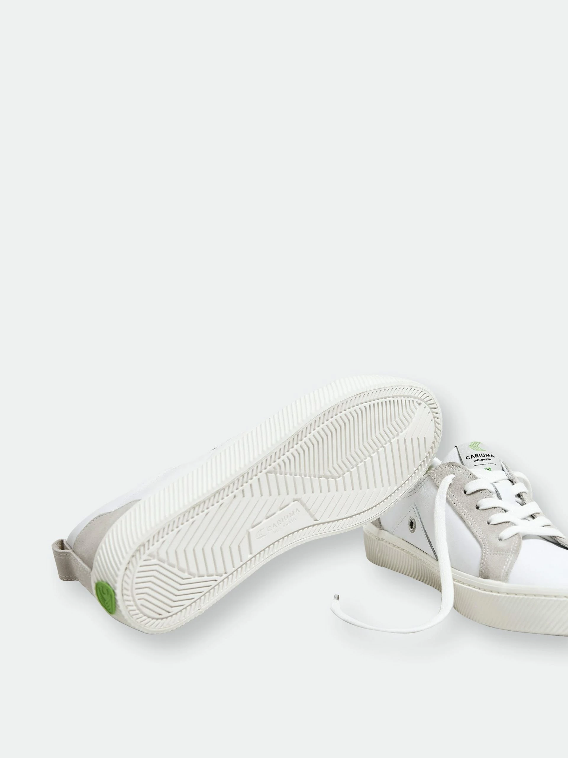 CARIUMA CATIBA Low Off White Leather Ice Suede Accents Sneaker Women - Image 9