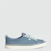 CARIUMA OCA Low Stripe Blue Mirage Suede Sneaker Women