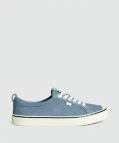 CARIUMA OCA Low Stripe Blue Mirage Suede Sneaker Women