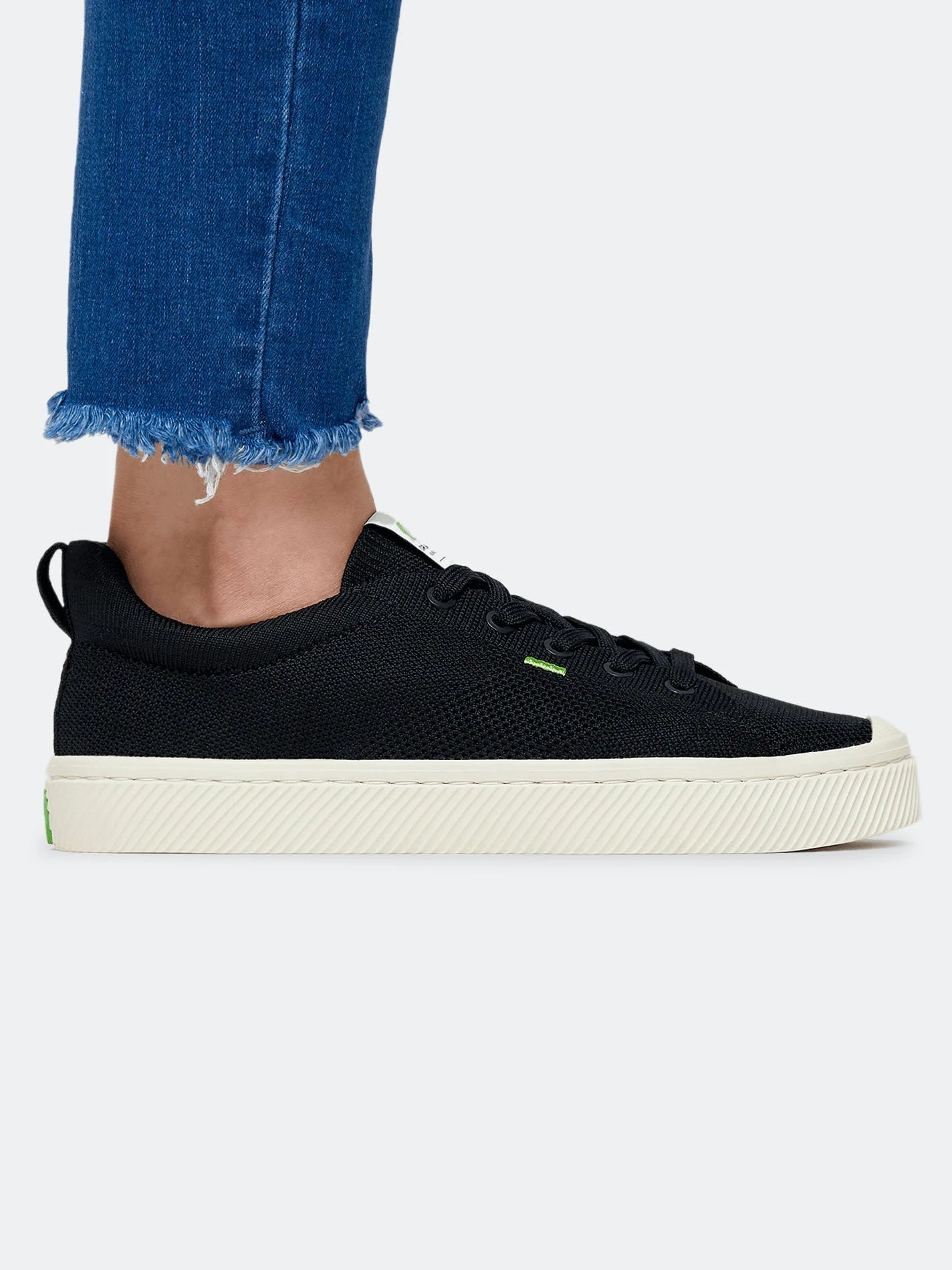 CARIUMA IBI Low Black Knit Sneaker Women - Image 9
