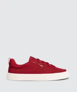 CARIUMA IBI Low Raw Red Knit Sneaker Women