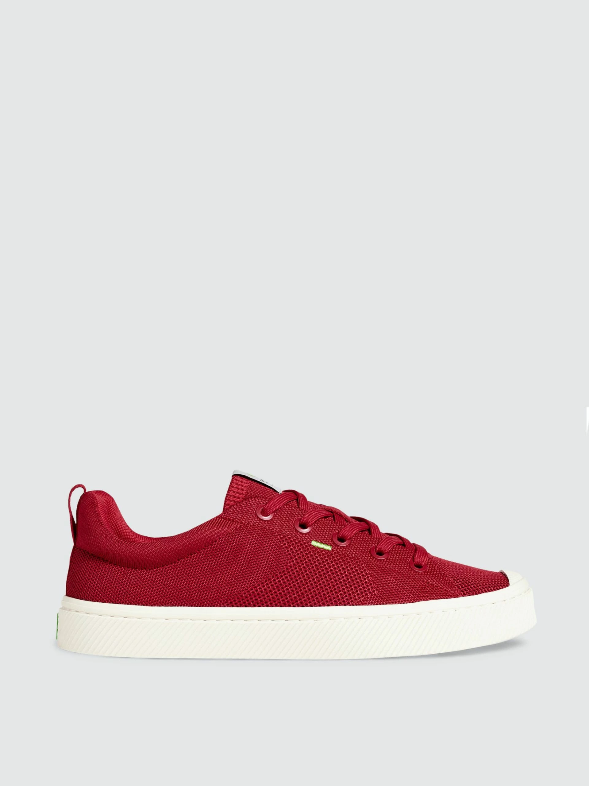 CARIUMA IBI Low Raw Red Knit Sneaker Women - Image 3