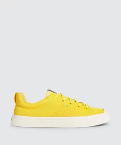 CARIUMA IBI Low Sun Yellow Knit Sneaker Women