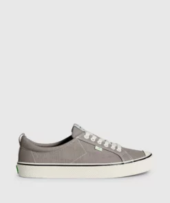CARIUMA OCA Low Stripe Mystic Grey Canvas Sneaker Women