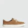 CARIUMA OCA Low Stripe Camel Suede Sneaker Women