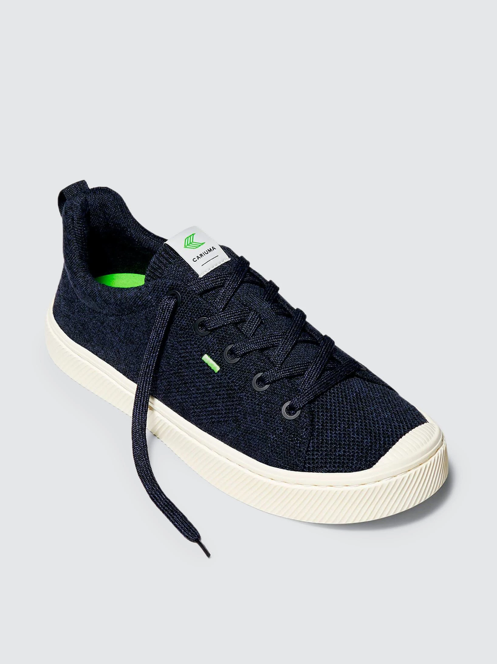 CARIUMA IBI Low Stone Navy Knit Sneaker Women - Image 8
