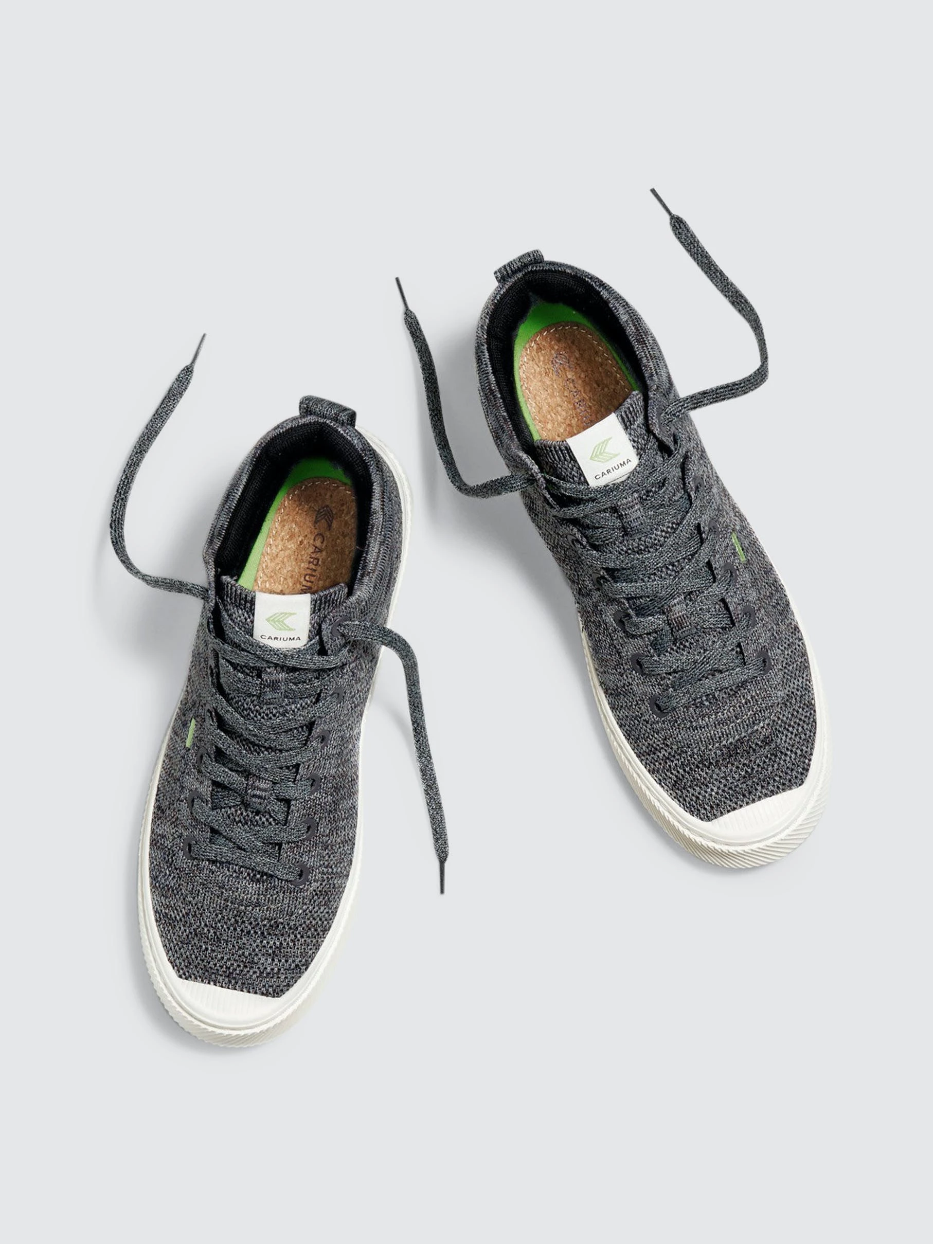 CARIUMA IBI High Stone Grey Knit Sneaker Women - Image 7