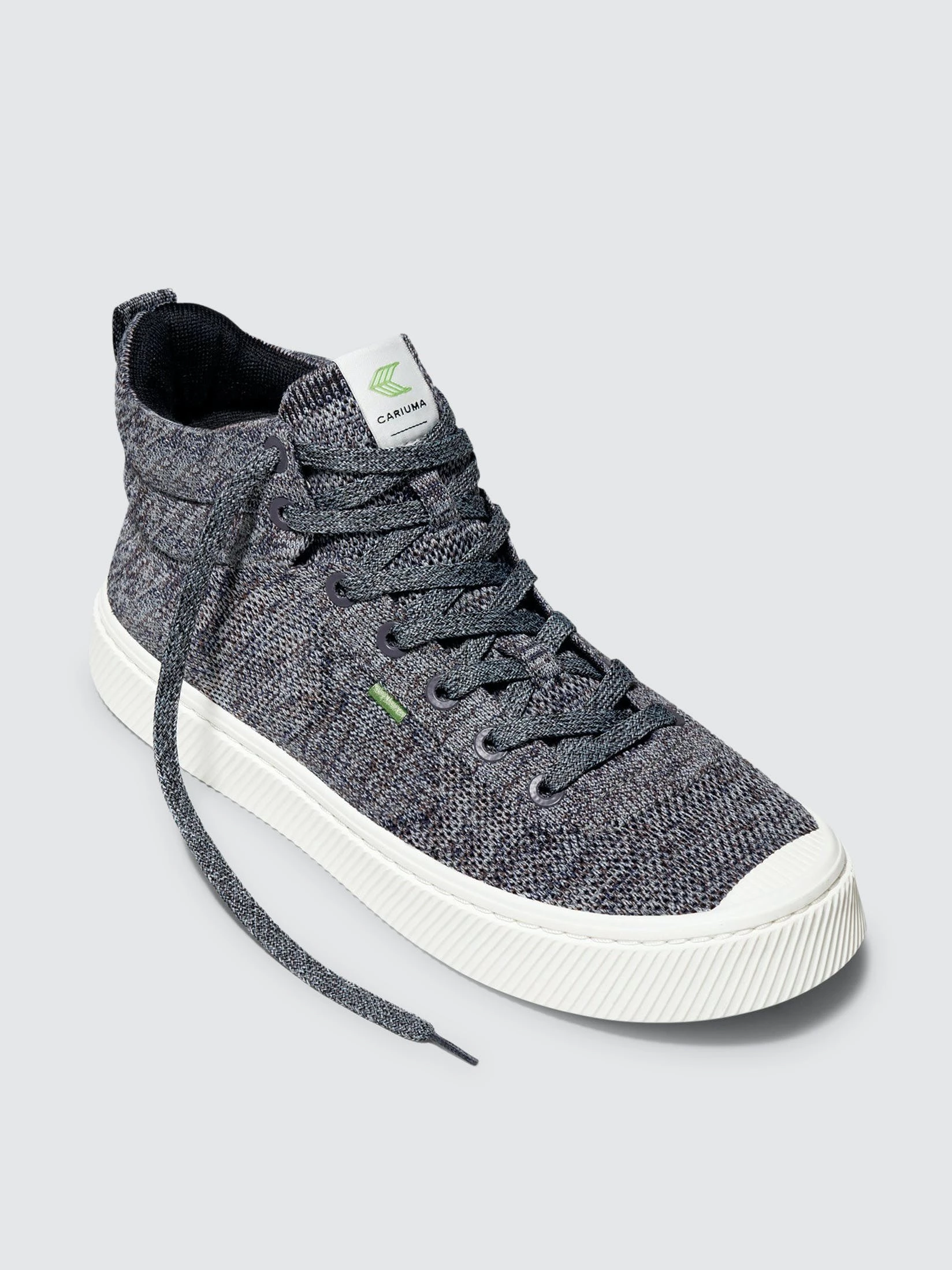CARIUMA IBI High Stone Grey Knit Sneaker Women - Image 5