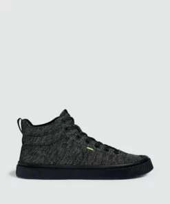 CARIUMA IBI High Stone Black Knit Sneaker Women