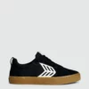 CARIUMA CATIBA PRO Skate Gum Black Suede And Canvas Ivory Logo Sneaker Women
