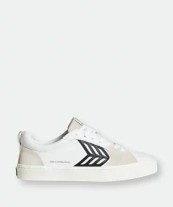 CARIUMA Catiba Pro Skate White Premium Leather Vintage White Suede Sneaker Women