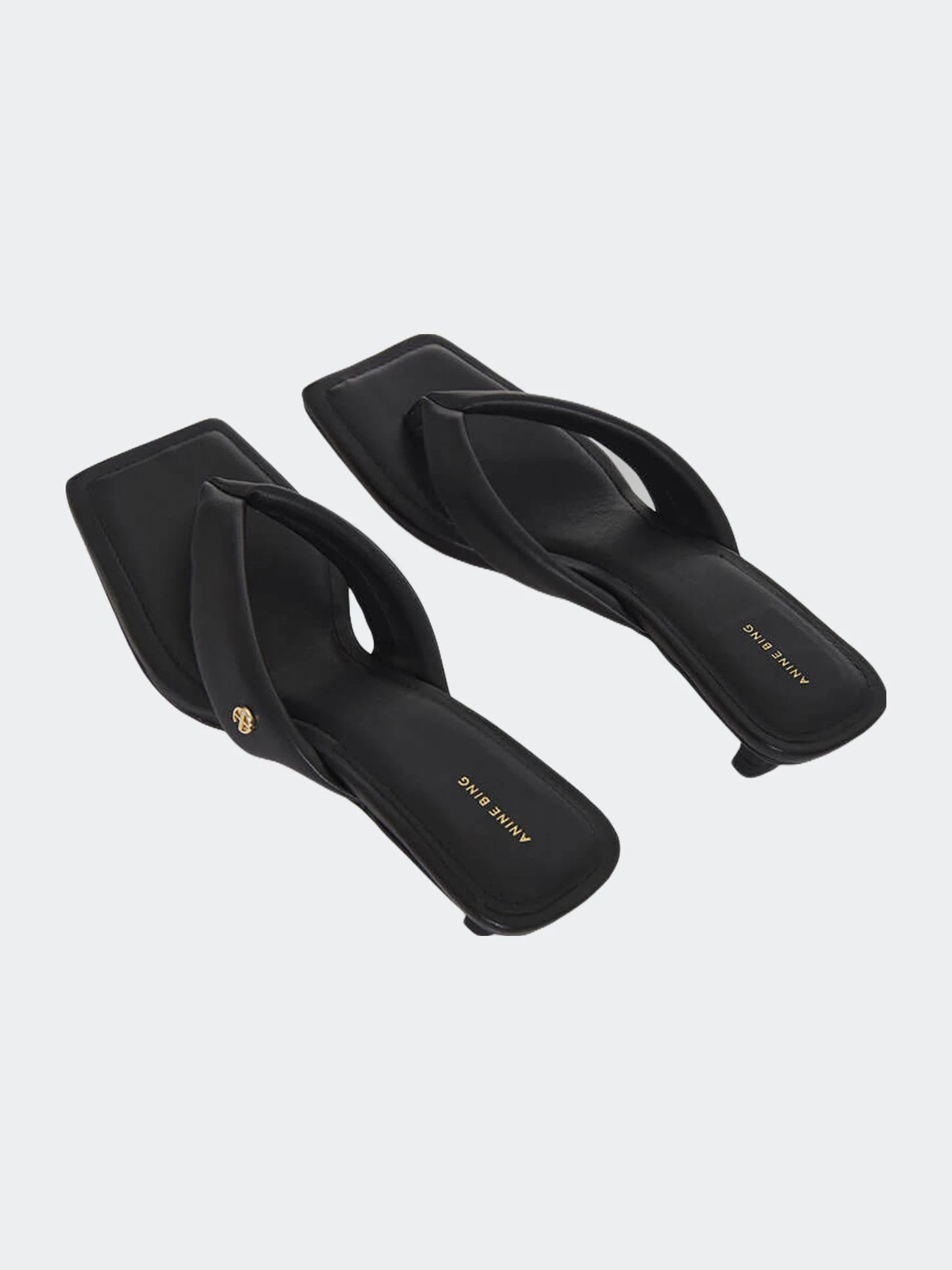 ANINE BING Viola Sandals - Black - Image 6