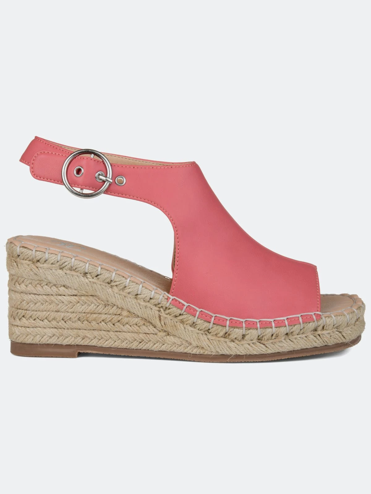 Journee Collection Women's Wide Width Crew Wedge Sandal - Image 6