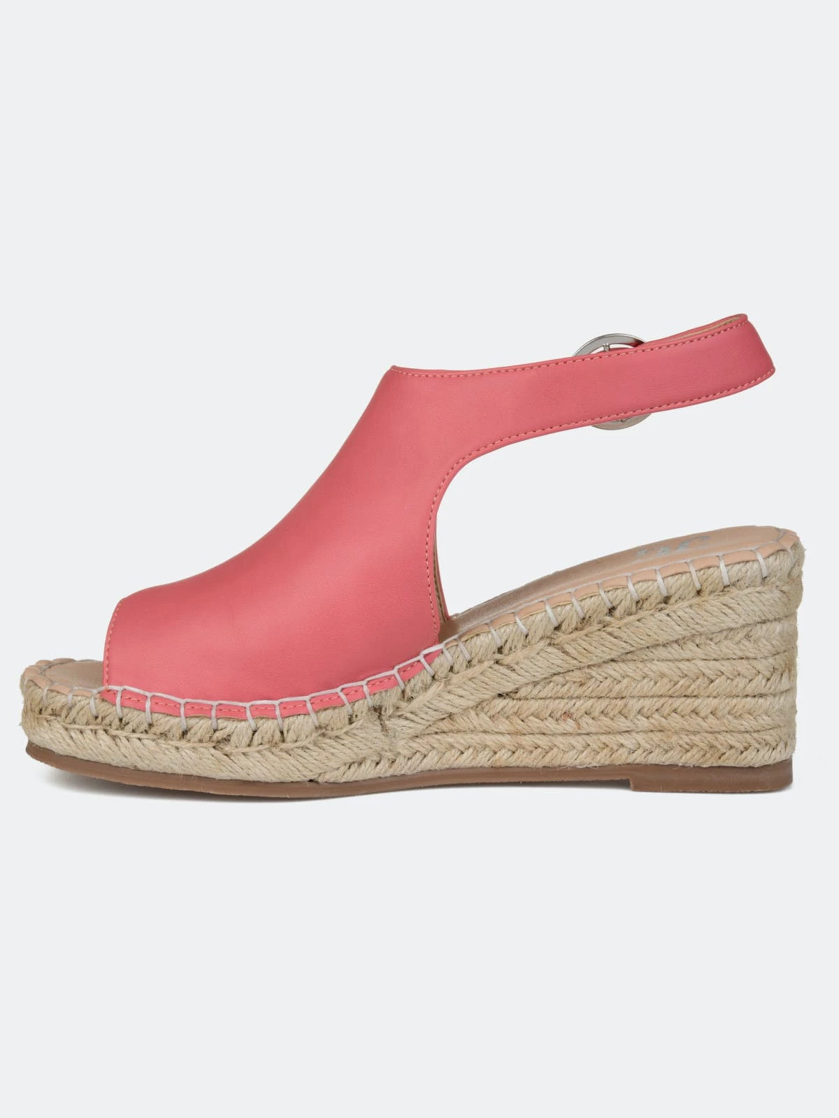 Journee Collection Women's Wide Width Crew Wedge Sandal - Image 2