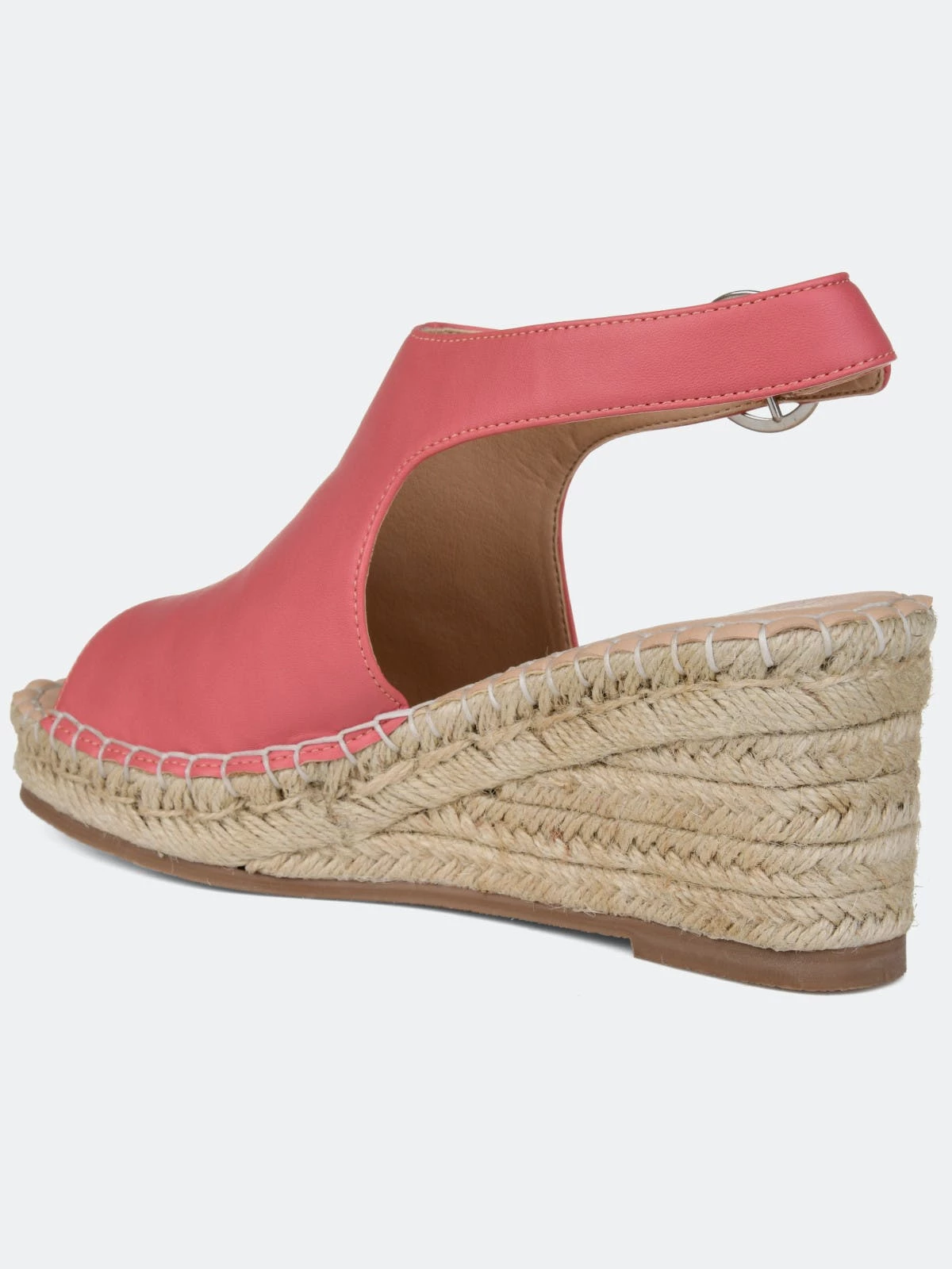 Journee Collection Women's Wide Width Crew Wedge Sandal - Image 8