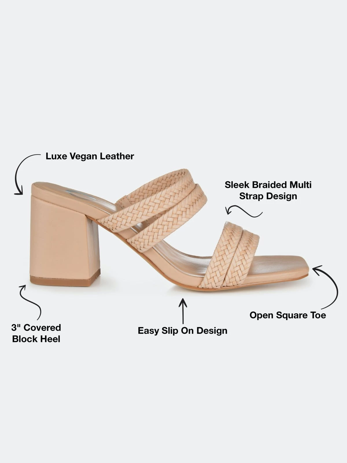 Journee Collection Women's Wide Width Natia Pump - Image 9