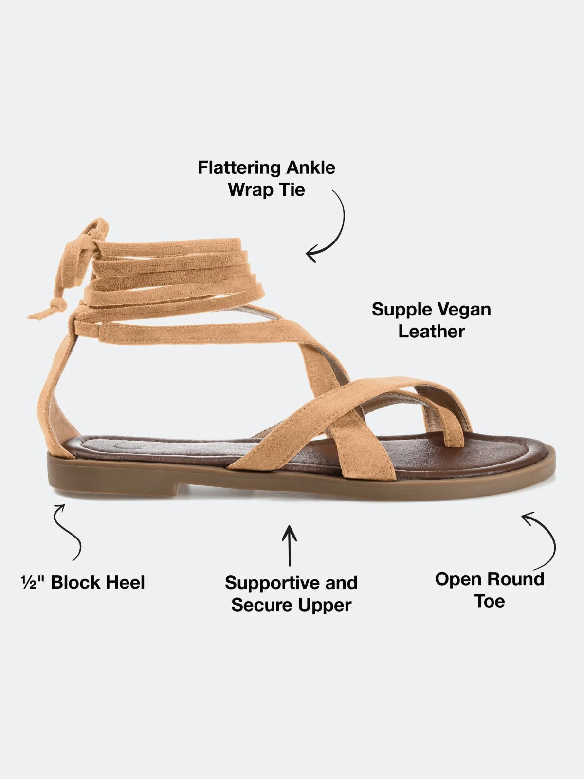 Journee Collection Women's Charlee Sandal - Image 9