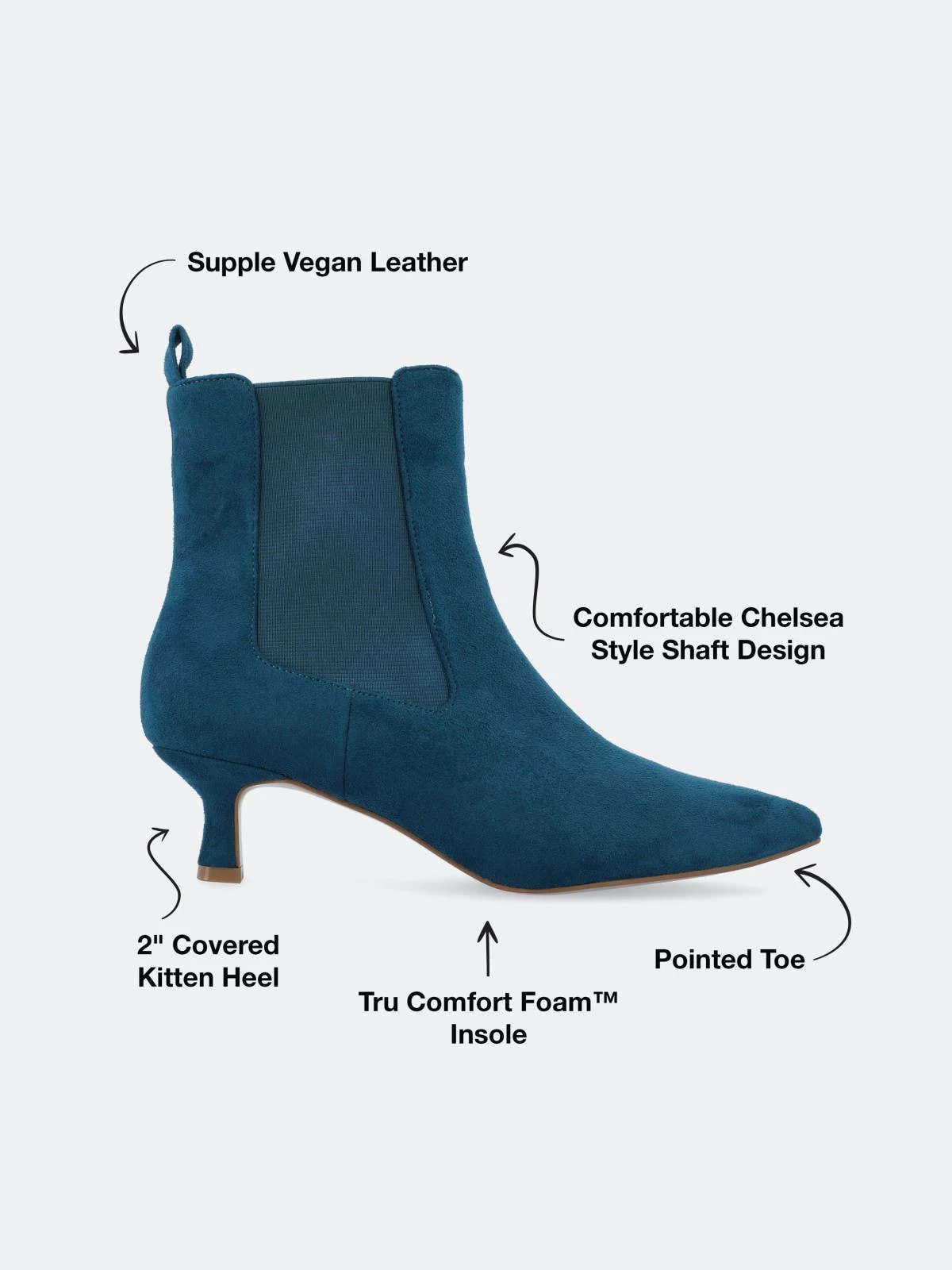 Journee Collection Women's Tru Comfort Foam Tenlee Bootie - Image 9