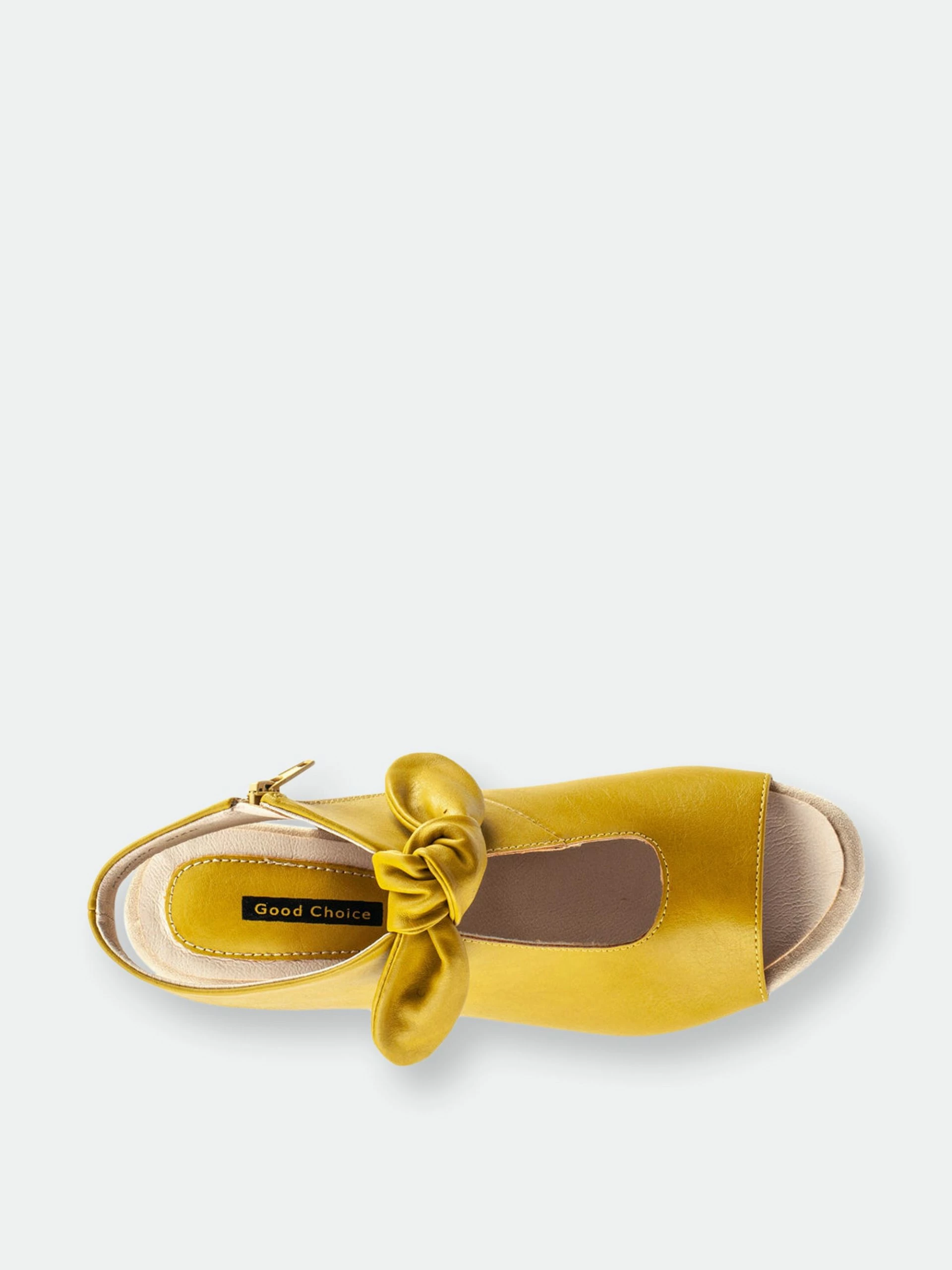 GC SHOES Kimora Yellow Heeled Sandals - Image 4