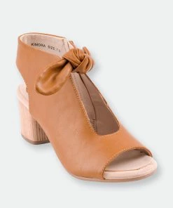 GC SHOES Kimora Tan Heeled Sandals