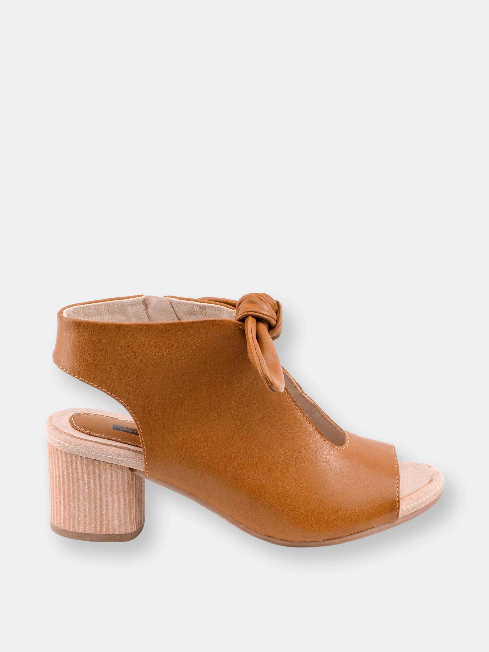 GC SHOES Kimora Tan Heeled Sandals - Image 2