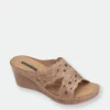 GC SHOES April Bronze Wedge Sandals