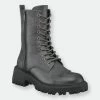 GC SHOES McKay Black Lace-Up Boots