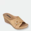 GC SHOES Bay Tan Wedge Sandals