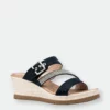 GC SHOES Monica Black Espadrille Sandal