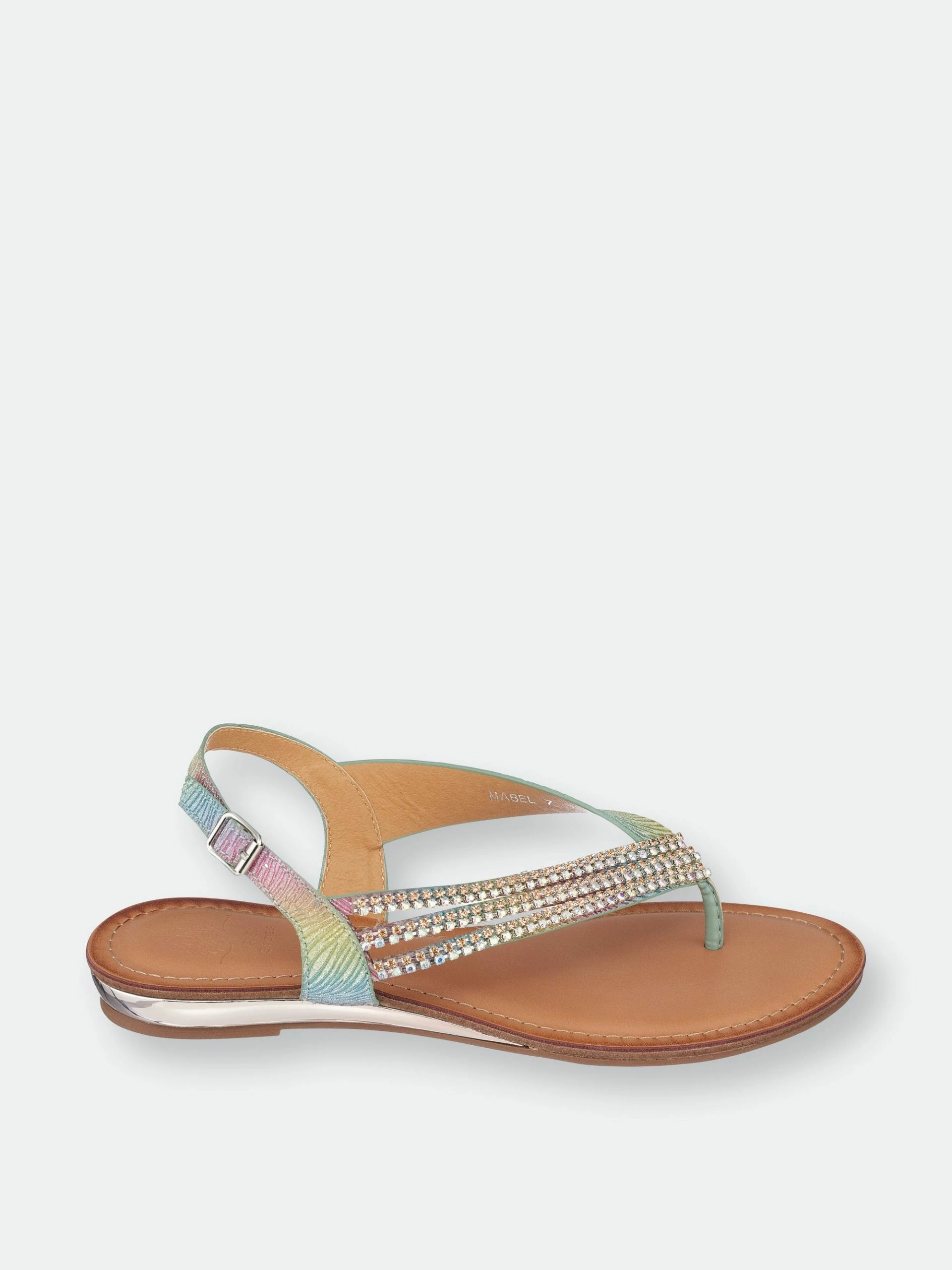 GC SHOES Mabel Multi Flat Sandals - Image 2
