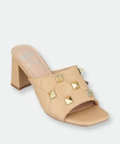 GC SHOES Alexis Nude Heeled Sandals