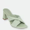 GC SHOES Dara Green Heeled Sandals