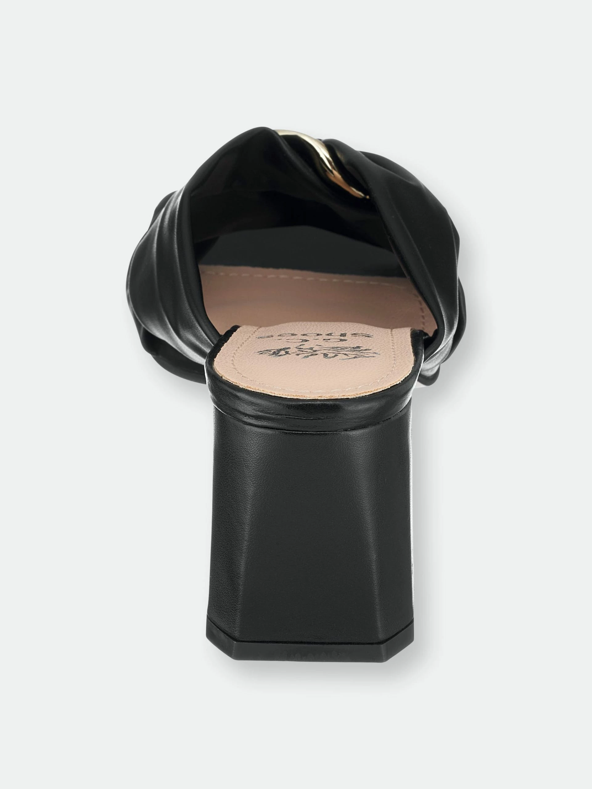 GC SHOES Zane Black Heeled Sandals - Image 3