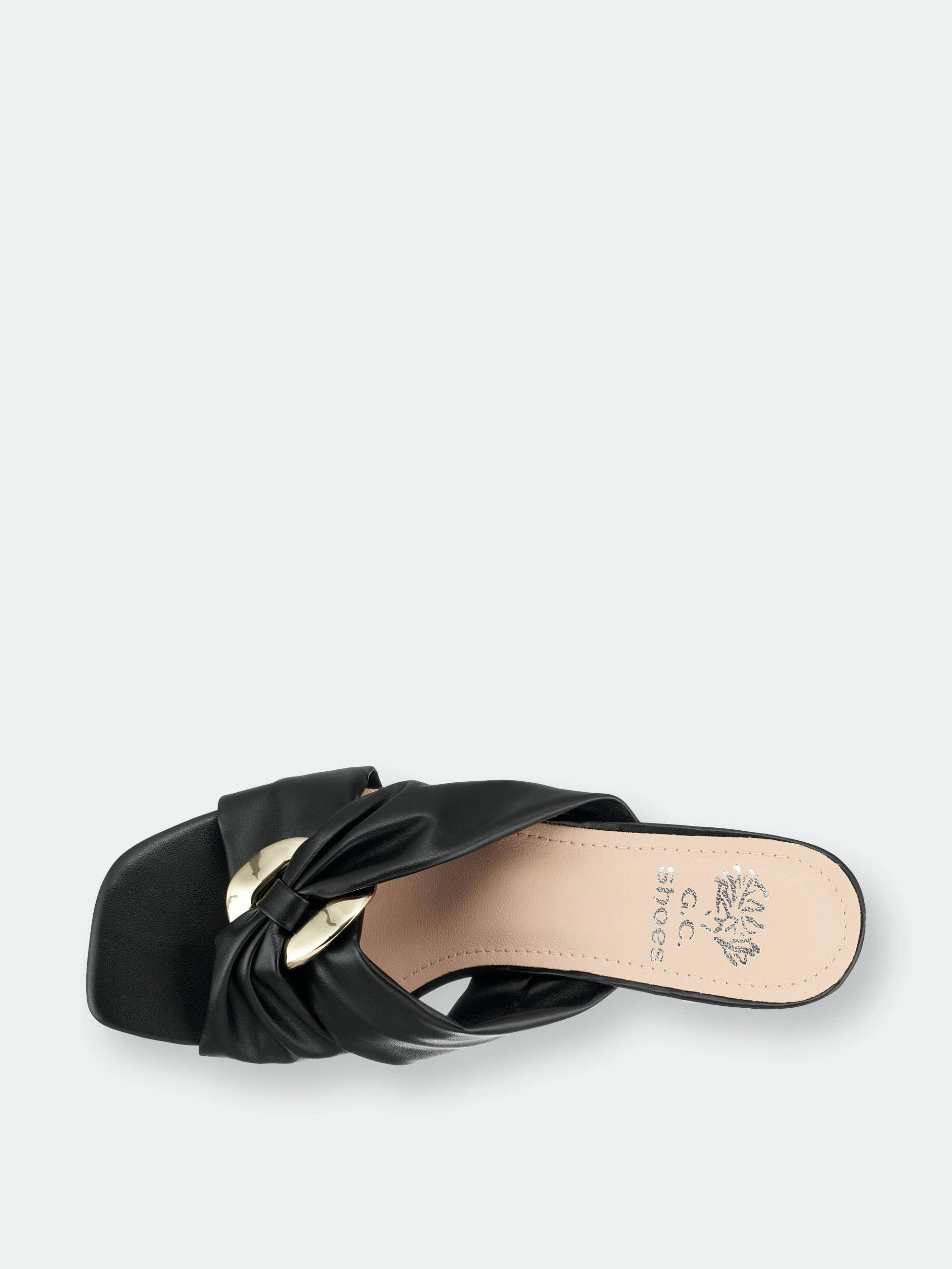 GC SHOES Zane Black Heeled Sandals - Image 4