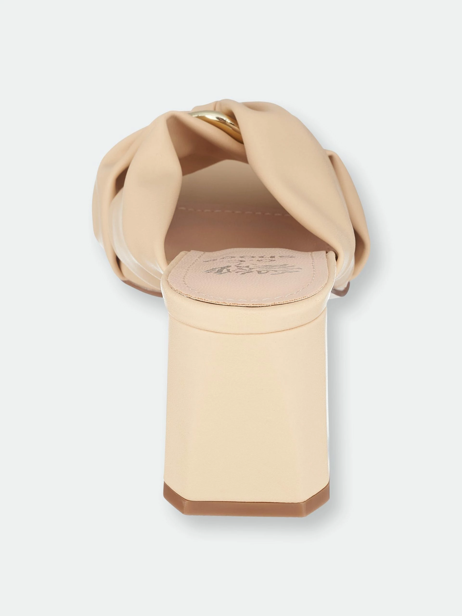 GC SHOES Zane Natural Heeled Sandals - Image 3