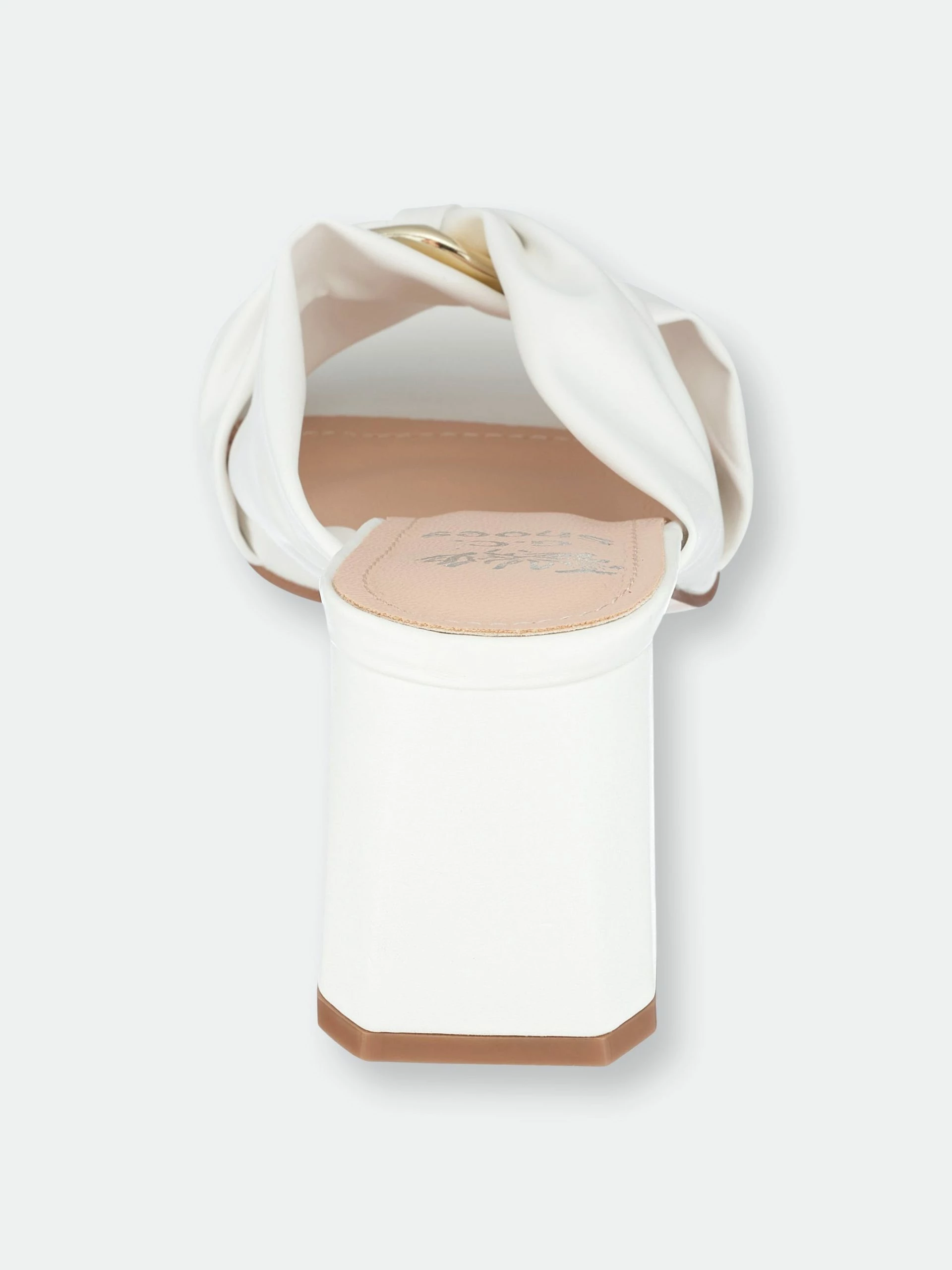 GC SHOES Zane White Heeled Sandals - Image 3
