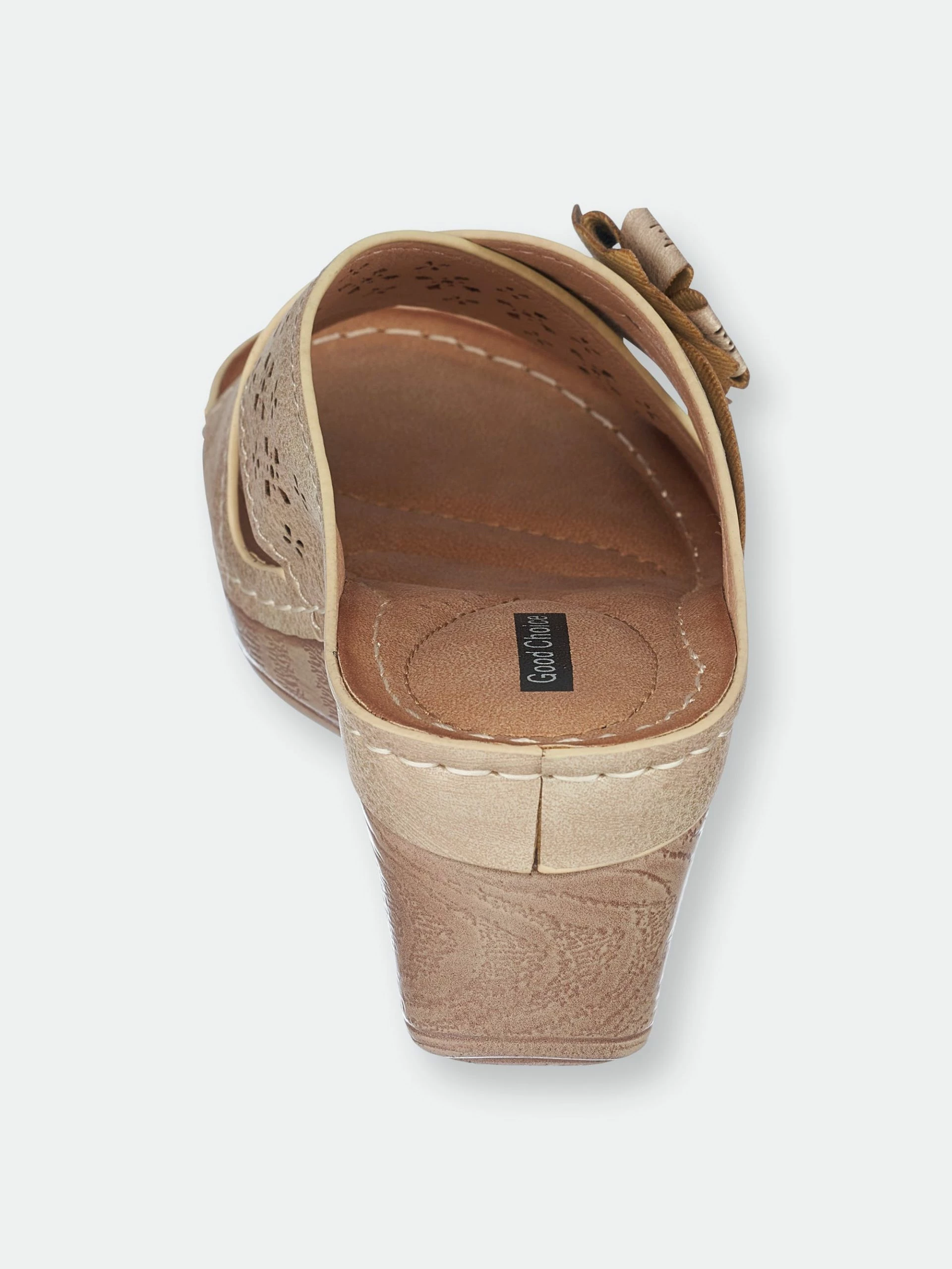 GC SHOES Dory Golden Wedge Sandals - Image 3