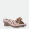 GC SHOES Juliet Blush Wedge Sandals