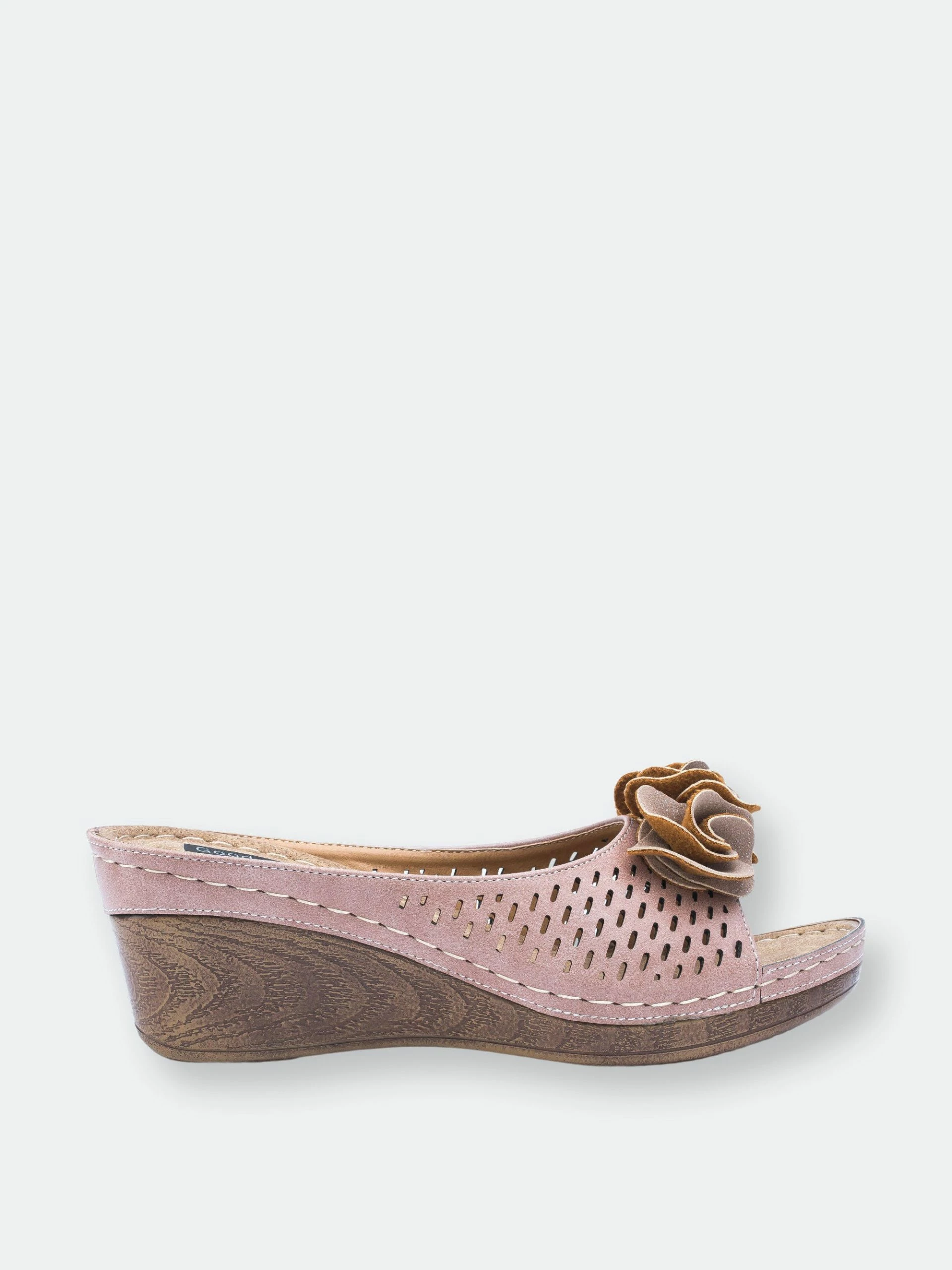 GC SHOES Juliet Blush Wedge Sandals - Image 2
