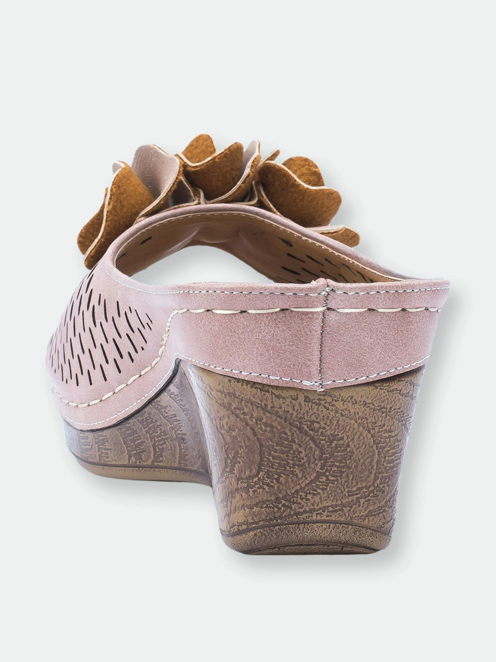 GC SHOES Juliet Blush Wedge Sandals - Image 3