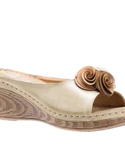 GC SHOES Ydney Natural Wedge Sandals