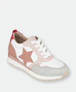 GC SHOES Amantha White Star Sneakers