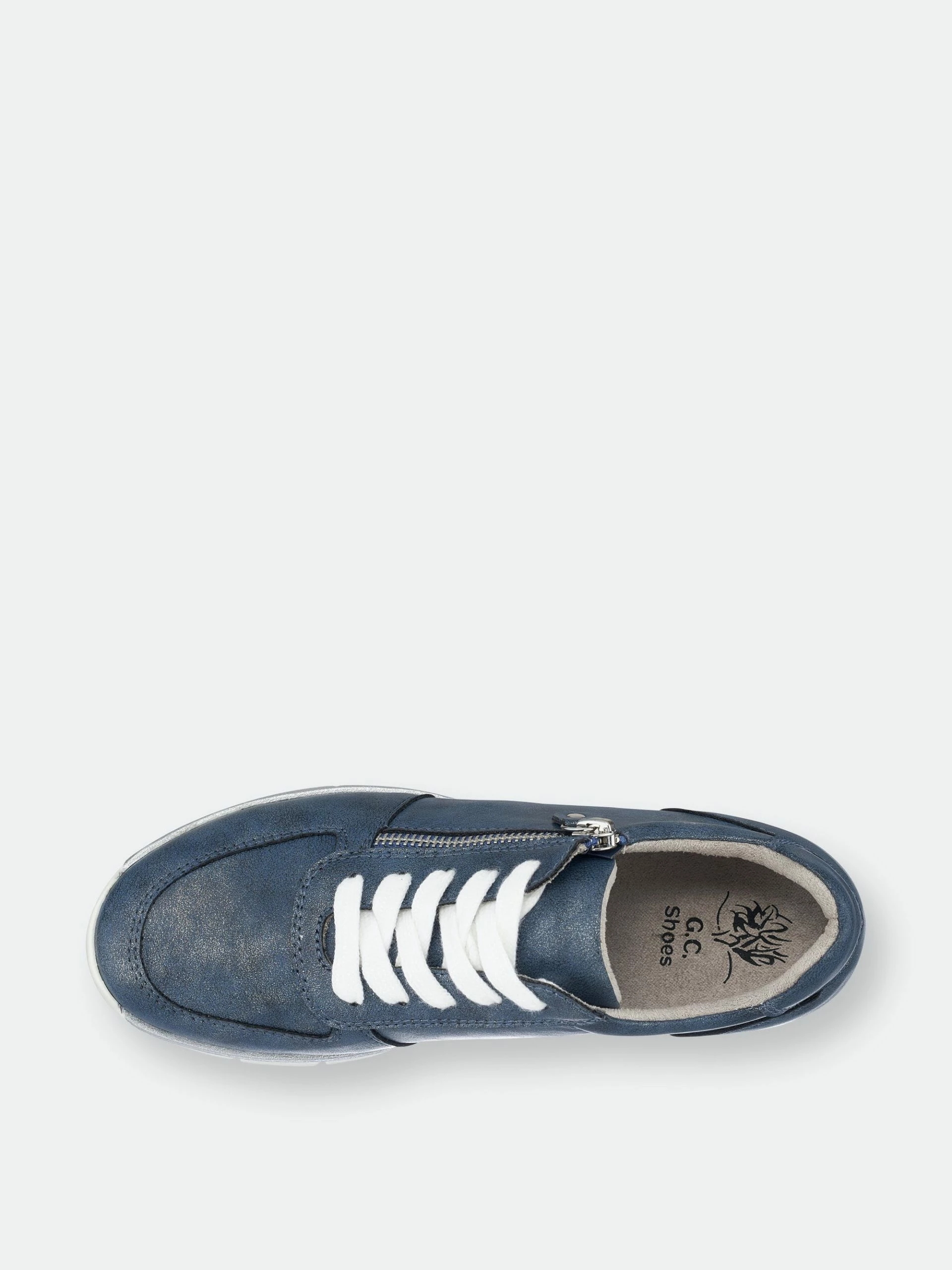 GC SHOES Palmer Navy Print Sneakers - Image 4